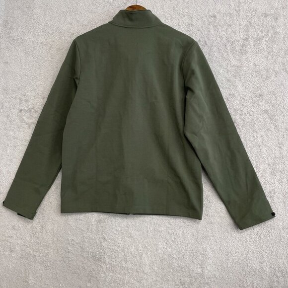 NWOT 32 Degrees Heat Men's M Olive Green Full-Zip Windbreaker Jacket - Picture 3 of 8